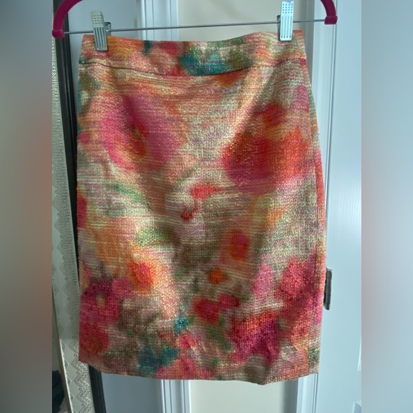 Multi-color floral Kate Spade skirt in size 4 - Picture 1 of 5